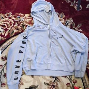 Large VS PINK hoodie (Gray)